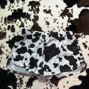 SHEIN Cow Print Shorts